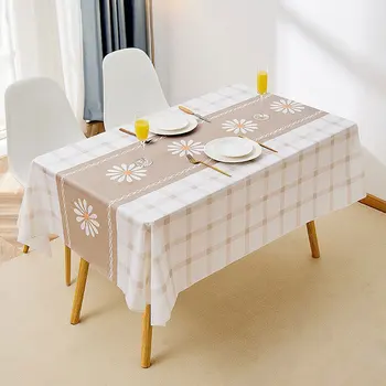 Новая домашняя кухонная Маслостойкая и не стираемая скатерть для стола в роскошном стиле INS