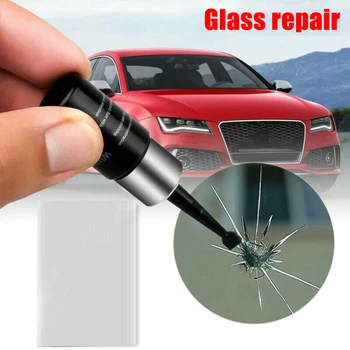 Инструмент для ремонта трещин на лобовом стекле автомобиля, комплект для ремонта окон автомобиля, клей для отверждения стекла телефона, восстановление царапин на стекле