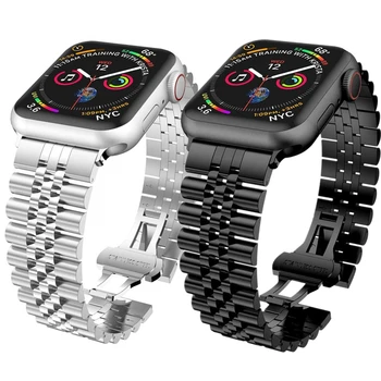 Металлический ремешок для Apple Watch 8 7 6 5 SE 40 мм 44 мм 41 мм 45 мм 49 мм сменный ремешок для iwatch 3 42 мм Металлический ремешок из нержавеющей стали