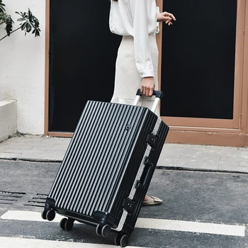 Модный дорожный чемодан карамельного цвета Ins, кейс для интернет-знаменитостей на роликовой тележке, легкая мужская сумка для посадки с паролем