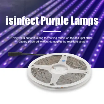 10 М светодиодная УФ-лента Ультрафиолетовая гибкая фиолетовая 33 фута Blacklight 600 светодиодов дезинфицирующая световая лента