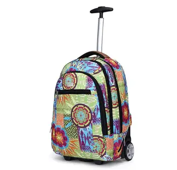 18-дюймовый школьный рюкзак на колесиках, сумка для детей, детский школьный рюкзак на колесиках, дорожная тележка, сумка-рюкзак для подростков
