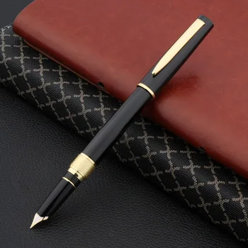 роскошный бренд HERO Керамическая авторучка в стиле Ретро золотисто-черная чернильная ручка в винтажном Стиле, канцелярские принадлежности, школьные принадлежности