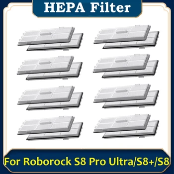 16 шт. HEPA-фильтр, запчасти Для Xiaomi Roborock S8/S8 +/S8 Pro Ultra, робот-пылесос, Запасные части, Моющиеся фильтры
