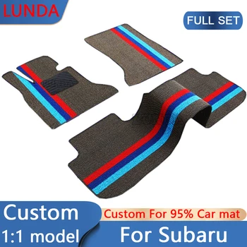 Автомобильные коврики LUNDA на заказ для Subaru BRZ XV Forester Legacy Outback Auto Carpet Автомобильные аксессуары