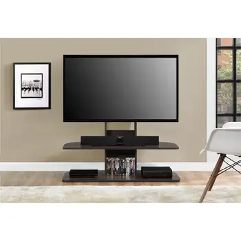 Подставка для телевизора Ameriwood Home Galaxy XL с креплением для телевизоров до 65 дюймов, разных цветов - орех