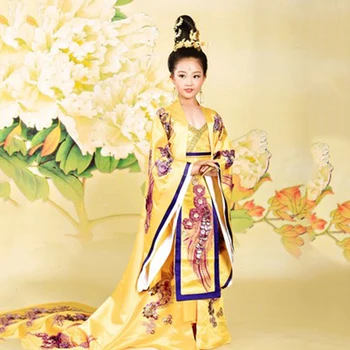 Дон Ду Фу, Маленькая императрица династии Тан, Ву Мэйнян, тот же дизайн, костюм принцессы Тан, Фотография, Представление на День защиты детей