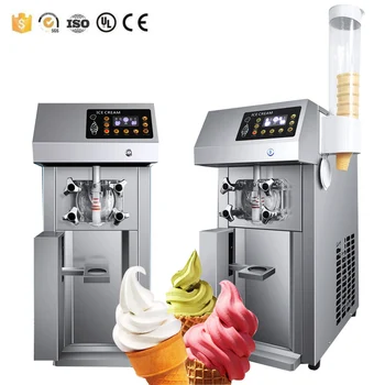 PBOBP Автоматическая Машина Для Производства Мороженого Roll Soft Serve Hard Бытовой Маленький Полный Сорбет Фруктовый Десерт Йогурт Льдогенератор