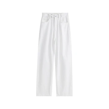 NIGO Белые повседневные джинсовые брюки с прямыми штанинами #nigo21217