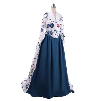 Платье с принтом в стиле Средневекового Ренессанса в викторианском стиле, Классическое бальное платье Марии-Антуанетты в стиле рококо, театральная одежда на заказ