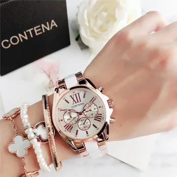 Ярко-розовые женские часы, роскошные кварцевые часы от ведущего бренда, стиль M, женские часы 2023