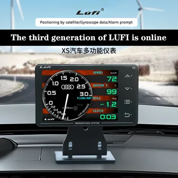LUFI XS Датчик Автомобильный Многофункциональный OBD + GPS Прибор Для Измерения Температуры Воды, Масла в Турбине, Измеритель Температуры G, Модификация Гироскопа