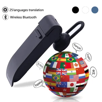 Новинка 2023 года, умный голосовой переводчик T9 на 25 языков, мгновенный интеллектуальный перевод, беспроводная гарнитура-переводчик Bluetooth