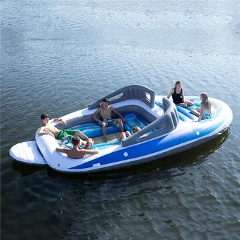 Новейшая надувная герметичная лодка для вечеринки на воде для островного плавания