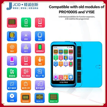 JCID V1S PRO/JC V1SE Для iPhone 6-14 Pro MAX Nand Flash Программатор чтения Записи и Форматирования Инструмент Для Ремонта Точечно-матричного Проектора
