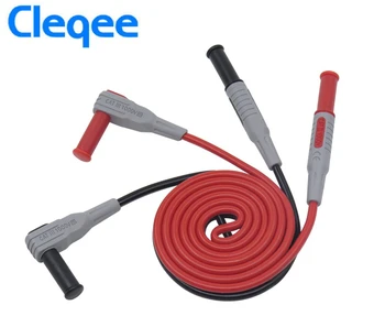Бесплатная доставка Мультиметрический тестовый кабель Cleqee P1033, литой под давлением 4 мм разъем типа 