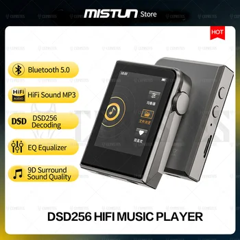 2023NEW DSD256 Мини Hi-Fi MP3 Музыкальный Плеер Металлический 24 Бит/192 кГц DSP DAC Без потерь Жесткий Декор HD OTG APE FLAC Полноформатный Плеер