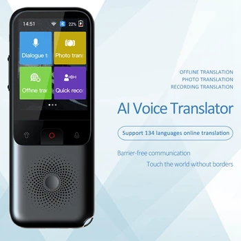 Интеллектуальный голосовой переводчик T11 на 134 языков, Wifi Переводчик, одновременный онлайн-перевод