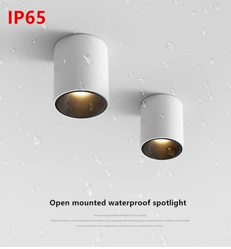 IP65 водонепроницаемый светильник-прожектор LED подходит для душевой комнаты/ванной комнаты/кухни/неосвещенного коридора/балкона