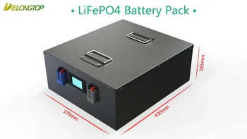 Батарейный блок LiFePO4 мощностью 5 кВт*ч 51,2 В 100AH 48 В с литиевым блоком связи RS485, установленным в стойке связи