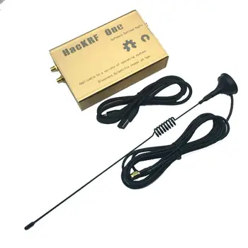 Бесплатная доставка, золотой чехол, программируемое радио HackRF One SDR, материнская плата с частотой от 1 МГц до 6 ГГц
