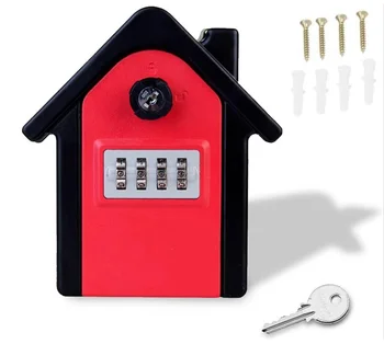 Большой противоугонный ящик для ключей с паролем, защитный замок, Металлический ящик для хранения, подходит для многофункционального страхового ящика для ключей