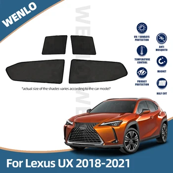 Магнитный Козырек Для Шторки Окна Lexus UX UX200 UX300 UX250H UX260H 2018 2019 2020 2021 Солнцезащитный Козырек Для Бокового стекла