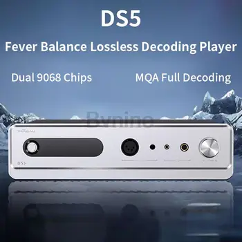 TRASAM DS5 Двойной 9068 Декодер Hi-Fi DAC Усилитель для наушников ESS9068 + ESS9068 Декодер Bluetooth 5,0 APTX-HD/LDAC Поддержка DSD 512 MQA