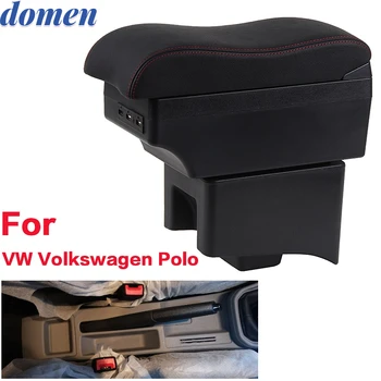 2009-2020 Для Volkswagen Polo коробка подлокотника Polo V универсальная автомобильная коробка подлокотника установка модификация центральной консоли аксессуары