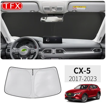 Для Mazda CX-5 CX5 KF 2017-2023 Автомобильный нано-изоляционный солнцезащитный козырек на лобовое стекло Переднее окно Солнцезащитный козырек Козырек для авто Аксессуары для интерьера