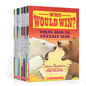 20 книг/комплект Scholastic Who Would Win story books children Early Educaction English picture Stories книга для чтения