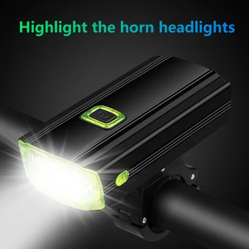 Новый велосипедный фонарь непромокаемый USB перезаряжаемый MTB передний фонарь фара из сплава сверхлегкий фонарик Велосипедный фонарь