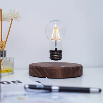 Лампа с магнитной левитацией, Креативная плавающая светодиодная лампа для плавающего ночного освещения для комнаты, украшения домашнего офиса, подарка на День рождения