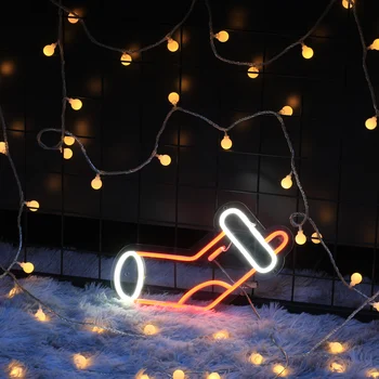 Светодиодная неоновая вывеска, Рождественский чулок, неоновые настенные светильники, ночник для комнаты, декор для праздничной вечеринки, классный подарок на День рождения, Рождество