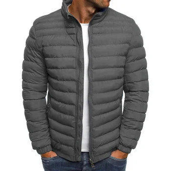 Новейшая зимняя куртка 2023 года, мужская теплая парка с имитацией горловины, уличная модная повседневная куртка, мужская зимняя пуховая куртка