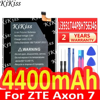 KiKiss 4400 мАч LI3931T44P8h756346 Аккумулятор Для ZTE Axon 7 Axon7 5,5 Дюймов A2017 Аккумуляторы для Смартфонов + Бесплатные инструменты