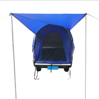 Палатка для Кровати Пикапа Двухслойная Водонепроницаемая Огнестойкая Палатка Для Пикапа PU2000mm 210D Ткань Оксфорд и Пламя 190T