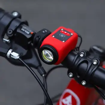 Велосипедный передний фонарь с громким сигналом Двойного назначения 7 x 4 x 4 см, супер яркий Велосипедный фонарик, колокольчик для горного велосипеда, аксессуары для Mtb
