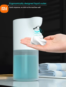 Автоматический дозатор мыла XIAOMI с пеной, перезаряжаемый 2000 мАч, инфракрасный, бесконтактный, умный, для мытья рук 350 мл/ 600 мл для ванной кухни