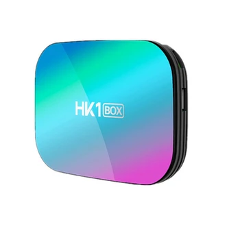 Smart TV Box Android 9,0 4K 100M 1080P HK1 Box Amlogic S905X3 Двойной WiFi 4 ГБ оперативной памяти 32 ГБ HK1BOX телеприставка