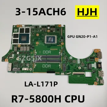 Для ноутбука Lenovo IdeaPad Gaming 3-15ACH6 материнская плата LA-L171P, процессор R7-5800, графический процессор: RTX3050TI GN20-P1-A1 100% тест В порядке