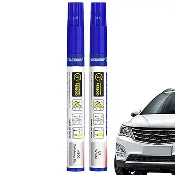 Ручка для покраски автомобиля, ремонт царапин, Водонепроницаемая ручка для удаления царапин, Черная/белая/ многоцветная, Опция для различных автомобильных