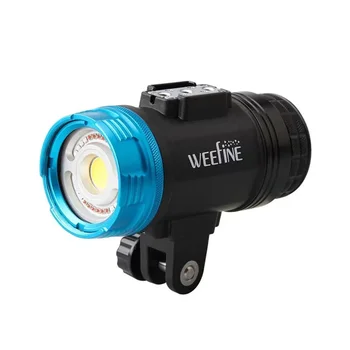 WEEFINE WF082 Smart Focus 5000-Люменный Видеосигнал со вспышкой для подводной съемки, Видеолампа для подводного плавания, Стробоскоп для дайвинга