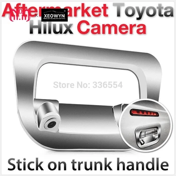 для Toyota Hilux, задняя дверь заднего вида, Парковочная резервная камера, ручка багажника, хромированная крышка