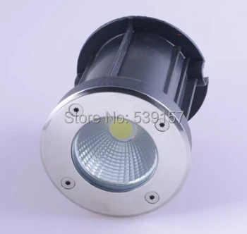 Бесплатная доставка 10 Вт теплый белый/холодный белый светодиодный подземный светильник COB, светодиодные встраиваемые напольные светильники AC85-265V