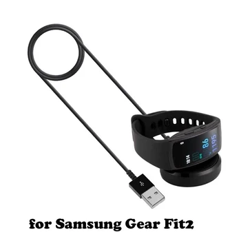 Док-станция для зарядки через USB для Samsung Gear Fit 2 Fit2 SM-R360 Pro SM-R365 Смарт-часы, браслет, кабель, базовая станция для зарядки