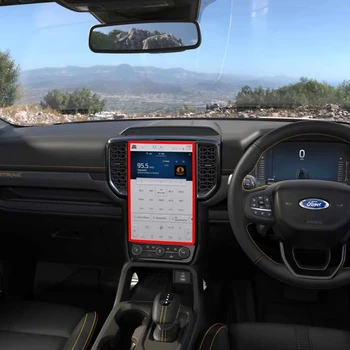 12 Дюймов Закаленное Стекло Защитная Пленка Для Ford Ranger 2022 2023 Автомобильная GPS Навигационная Пленка ЖК-экран Пленка Против царапин Аксессуары