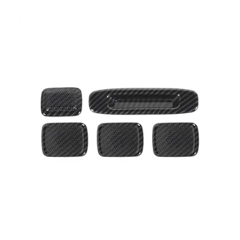 Для Chevrolet Silverado GMC Sierra 2014-2018 Ручка динамика на крыше, накладка, Комплект аксессуаров для интерьера, АБС-карбоновое волокно