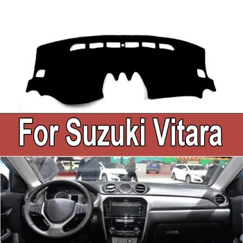 Для Suzuki Vitara 4th 2015 2016 2017 2018, Чехлы для приборной панели автомобиля с правым и левым рулем, коврик, тень, Подушка, Ковры, Аксессуары