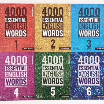 Новые 6 книг/набор 4000 Основных английских слов 1-6-го уровня IELTS SAT, Словарь основных слов английского языка